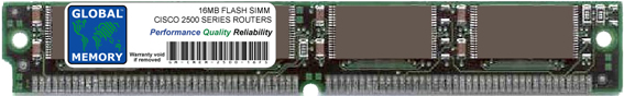 16MB FLASH SIMM MEMORY RAM FOR CISCO 2500 SERIES ROUTERS (MEM2500-16FS)